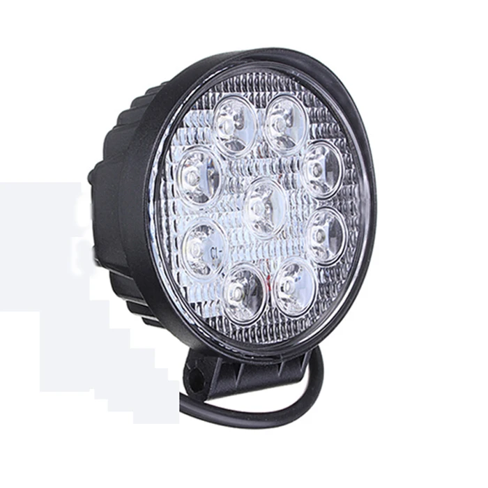 Auto Offroad 12V IP67 waterproof round 27W led work light